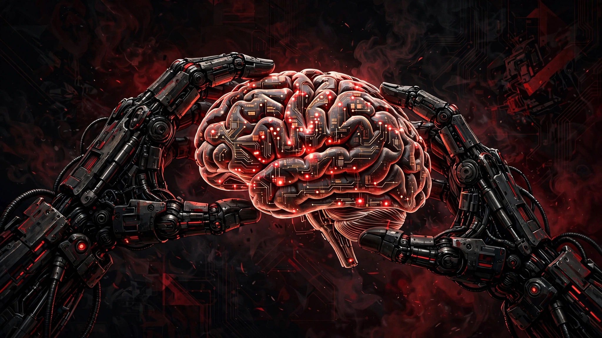 Centro de datos con servidores iluminados que simboliza la infraestructura de la inteligencia artificial